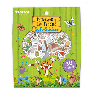 TRÖTSCH - Pettersson und Findus Soft-Sticker | Ab 3 Jahren