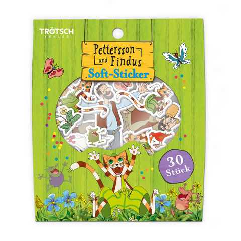 TR&Ouml;TSCH - Pettersson und Findus Soft-Sticker | Ab 3 Jahren - 