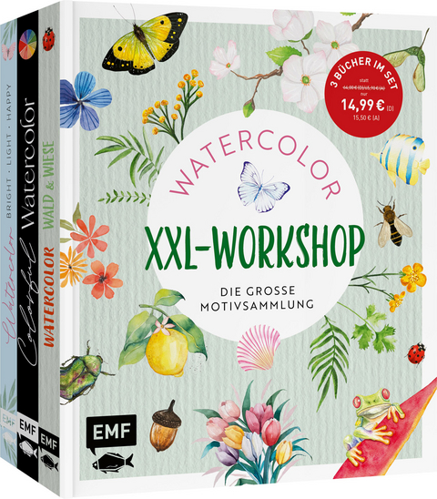 Der Watercolor-XXL-Workshop &ndash; Die gro&szlig;e Motivsammlung - 