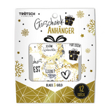 TR&Ouml;TSCH - Geschenkanh&auml;nger Black and Gold Weihnachten - 