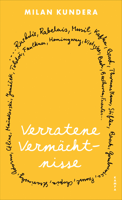 Verratene Verm&auml;chtnisse - Milan Kundera