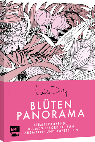 Blüten-Panorama | Atemberaubendes Blumen-Leporello zum Ausmalen und Aufstellen
