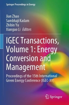 IGEC Transactions, Volume 1: Energy Conversion and Management - 