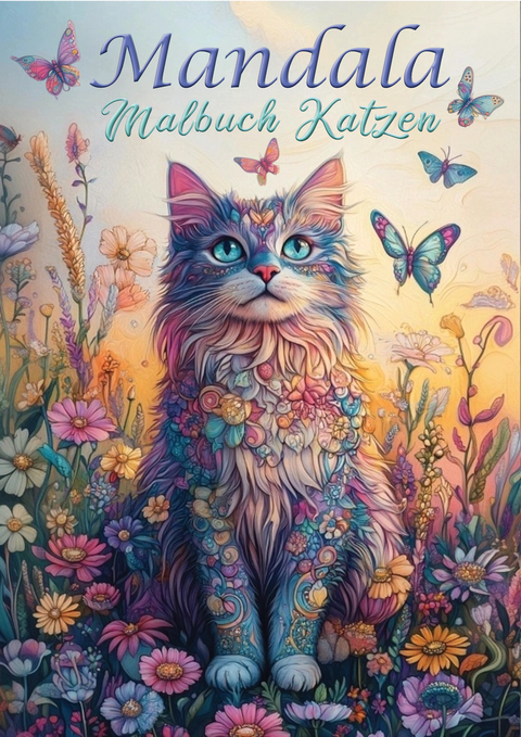 Mandala Malbuch Katzen f&uuml;r Kinder ab 8 Jahren, Teenager und Erwachsene mit 50 sch&ouml;nen Ausmalmotiven - Josef Mickey M&uuml;ller