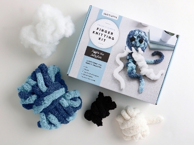 Super Simple Finger Knitting Kit Jiggle the Jellyfish - Sabrina-Rose Benedict