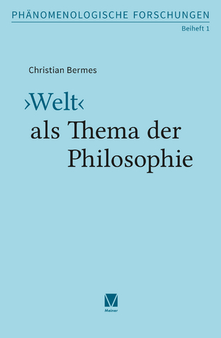 ›Welt‹ als Thema der Philosophie
