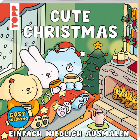 Cosy Coloring - Cute Christmas - Anna Guillet