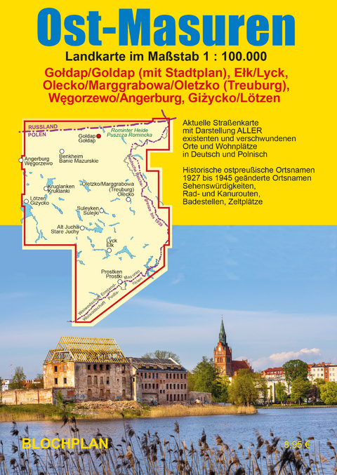 Landkarte Ost-Masuren - Dirk Bloch