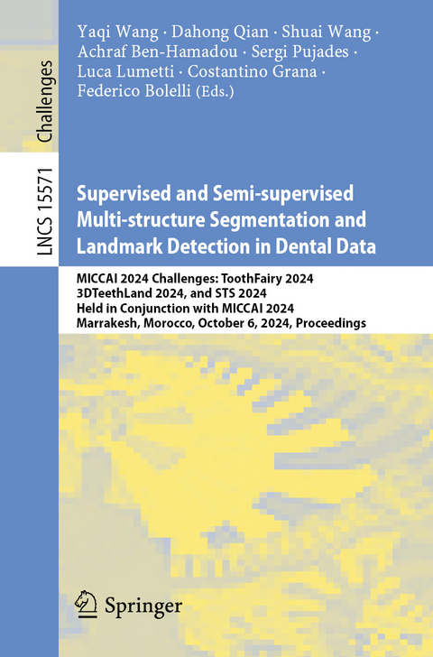 Supervised and Semi-supervised Multi-structure Segmentation and Landmark Detection in Dental Data - 