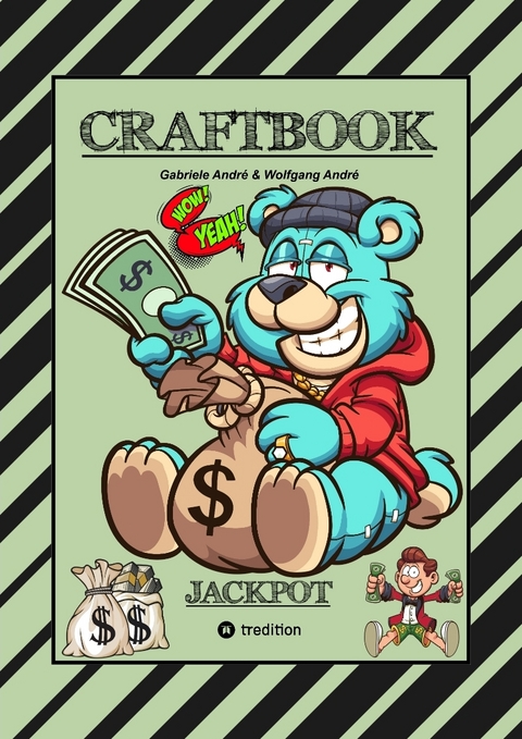 CRAFTBOOK - LUSTIGE AUSMALMOTIVE - WISSENSWERTES - KNIFFLIGE R&Auml;TSEL - SPANNENDE AUFGABEN - VOLLTREFFER - TUTORIAL - WITZIGE FIGUREN - Gabriele Andr&eacute;