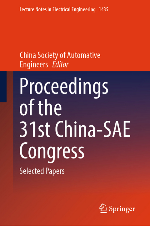 Proceedings of the 31st China-SAE Congress - 