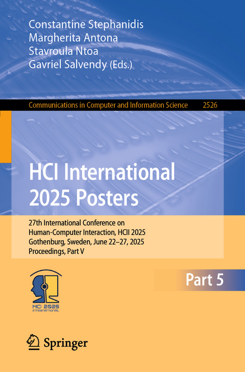 HCI International 2025 Posters - 