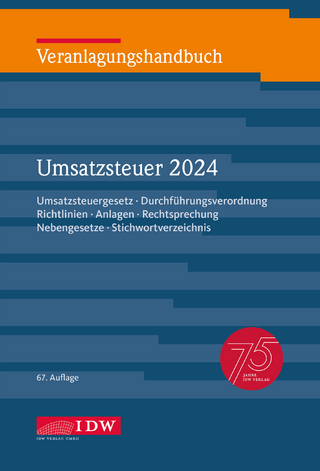 Veranlagungshandbuch Umsatzsteuer 2024, 67. Auflage