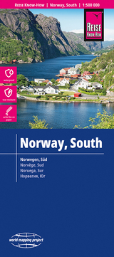 Reise Know-How Landkarte Norwegen, Süd / Norway, South (1:500.000) - 