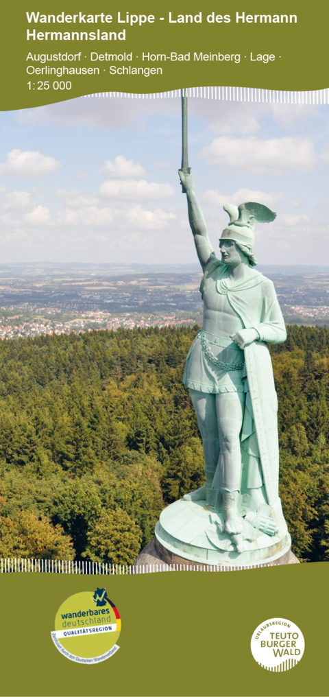 Wanderkarte Lippe - Land des Hermann