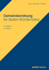 Gemeindeordnung f&uuml;r Baden-W&uuml;rttemberg - Klaus Ade, Arne Pautsch, Christian Weber