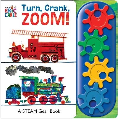Eric Carle Turn Crank Zoom Go Go Gear Book - P I Kids
