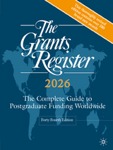 The Grants Register 2026 - Palgrave Macmillan