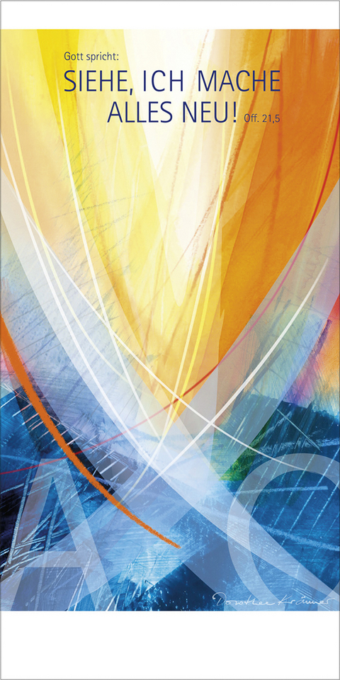 Jahreslosung 2026 - Hoffnungsvoll - Faltkarte