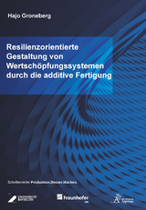Resilienzorientierte Gestaltung von Wertsch&ouml;pfungssystemen durch die additive Fertigung - Hajo Groneberg