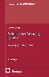 Betriebsverfassungsgesetz - Düwell, Franz Josef