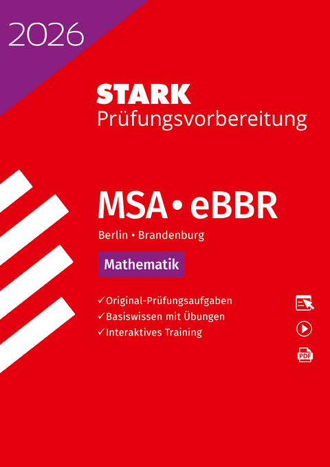 STARK Mathematik - MSA/eBBR 2026 Berlin/Brandenburg - Prüfungsvorbereitung