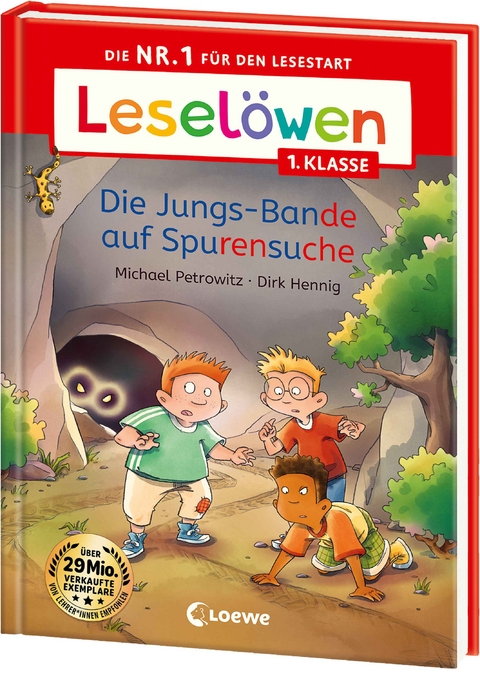 Lesel&ouml;wen 1. Klasse - Die Jungs-Bande auf Spurensuche - Michael Petrowitz