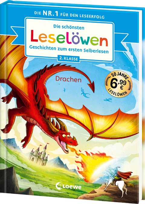 Die sch&ouml;nsten Lesel&ouml;wen-Geschichten zum ersten Selberlesen - Drachen