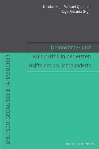 Demokratie- und Kulturkritik in der ersten Hälfte des 20. Jahrhunderts
