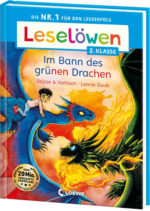 Lesel&ouml;wen 2. Klasse - Im Bann des gr&uuml;nen Drachen -  St&uuml;tze &  Vorbach