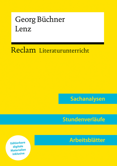 Georg B&uuml;chner: Lenz - Peter Bekes