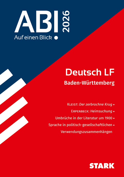 STARK Deutsch - Abi - Auf einen Blick! 2026 BW - Christian Berg, Andreas Bernhardt, Alisa Schlegel, Petra Wurm