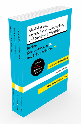 ABI-Paket 2027 Baden-Württemberg / Bayern / Nordrhein-Westfalen – Reclam Kompaktwissen XL und Lektüreschlüssel XL