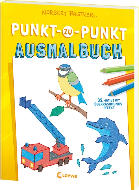 Punkt-zu-Punkt-Ausmalbuch (gelb)