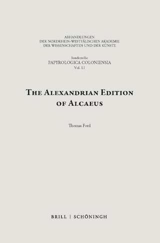 The Alexandrian Edition of Alcaeus