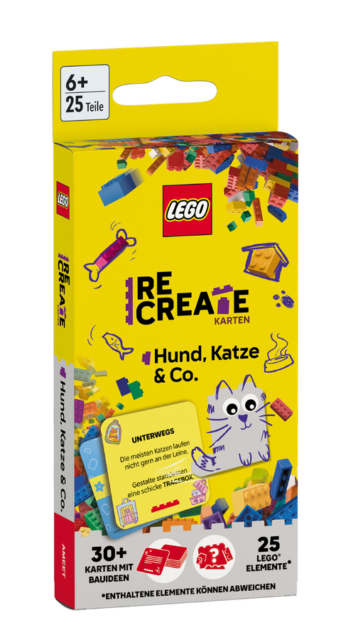 LEGO&reg; - ReCreate Karten - Hund, Katze & Co.