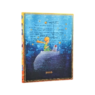 2026 Saint-Exupéry, The Little Prince (Embellished Manuscripts Collection) Ultra 12-month Vertical Softcover Flexi Dayplanner 2026 (Elastic Band Closure) -  Paperblanks