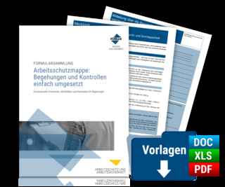 Arbeitsschutzmappe: Begehungen und Kontrollen einfach umgesetzt