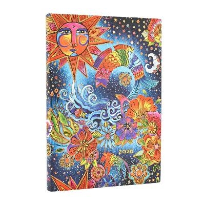 2026 Celestial Magic (Whimsical Creations) Midi 12-month Vertical Softcover Flexi Dayplanner 2026 (Elastic Band Closure) -  Paperblanks