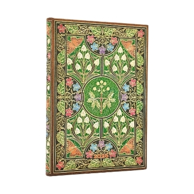 2026 Poetry in Bloom Midi 12-month Vertical Hardcover Flexi Dayplanner 2026 (Elastic Band Closure) -  Paperblanks