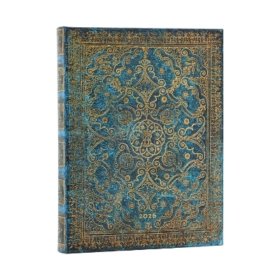 2026 Azure (Equinoxe) Ultra 12-month Day-at-a-Time Hardcover Flexi Dayplanner 2026 (Elastic Band Closure) -  Paperblanks