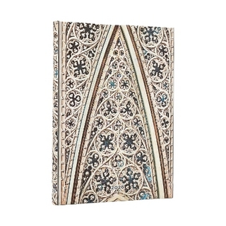 2026 Vault of the Milan Cathedral (Duomo di Milano) Midi 12-month Horizontal Hardcover Flexi Dayplanner 2026 (Wrap Closure)