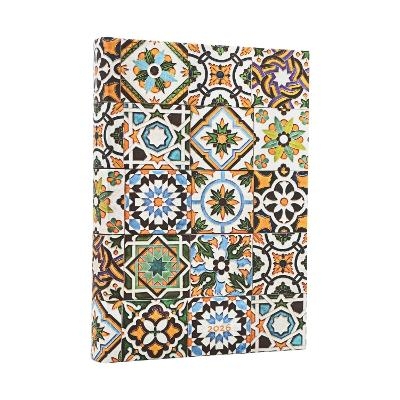2026 Porto (Portuguese Tiles) Day-at-a-Time Hardcover Flexi Dayplanner 2026 (Elastic Band Closure) -  Paperblanks