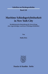 Maritime Schiedsgerichtsbarkeit in New York City - Malte Brix