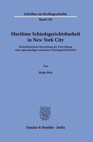 Maritime Schiedsgerichtsbarkeit in New York City