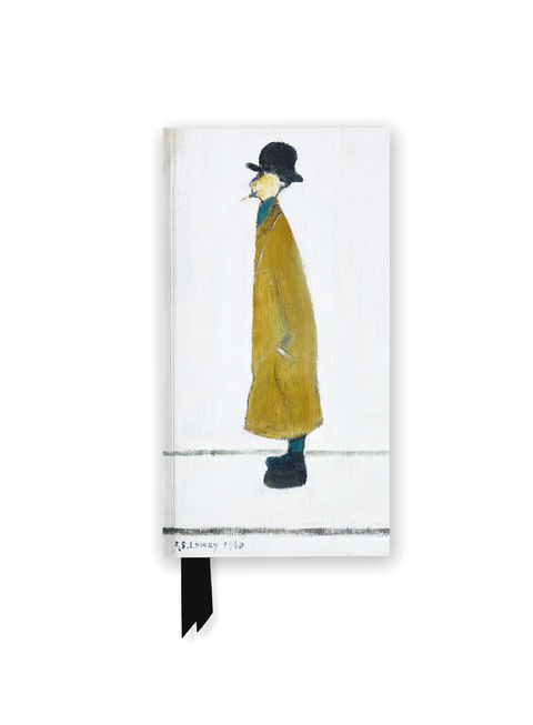 L.S. Lowry: Gentleman Looking at Something (Foiled Slimline Journal) - 