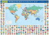 Philip's World Flags Reference Map - 