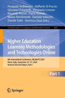 Higher Education Learning Methodologies and Technologies Online