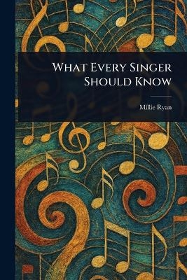 What Every Singer Should Know