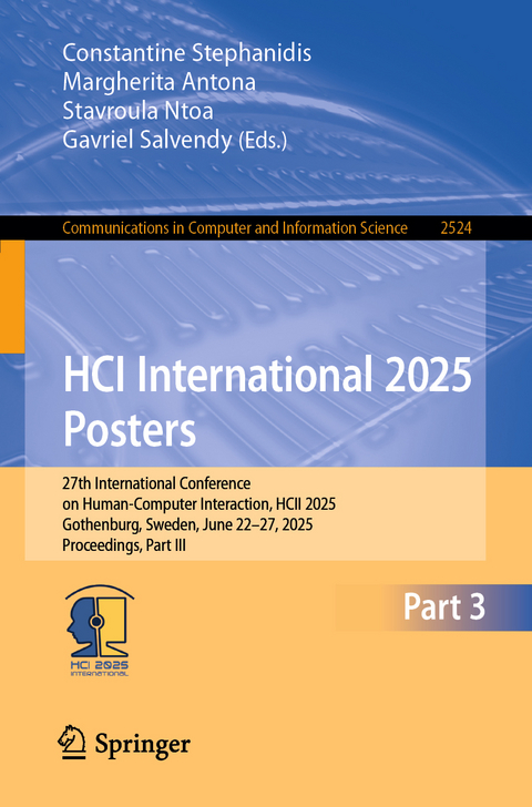 HCI International 2025 Posters - 